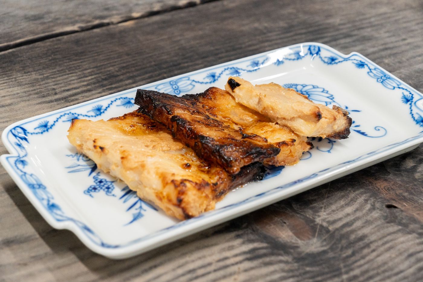 焼き上げた漬け魚